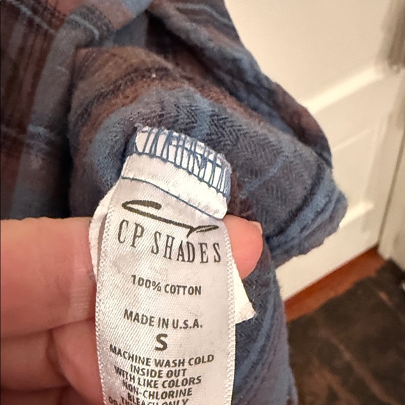 Free People CP Shades Oversized Cotton Plaid Boho Tunic - Picture 3 of 5